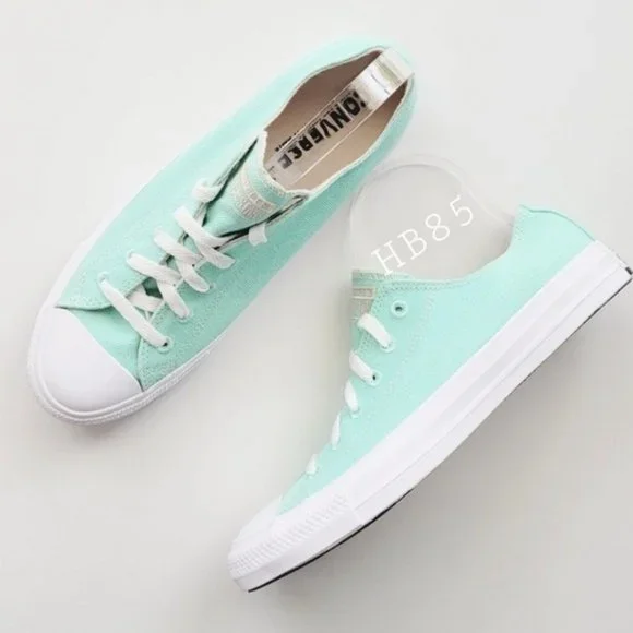 Converse CTAS OX Ocean Mint Natural White Women's 13 - Picture 2 of 6